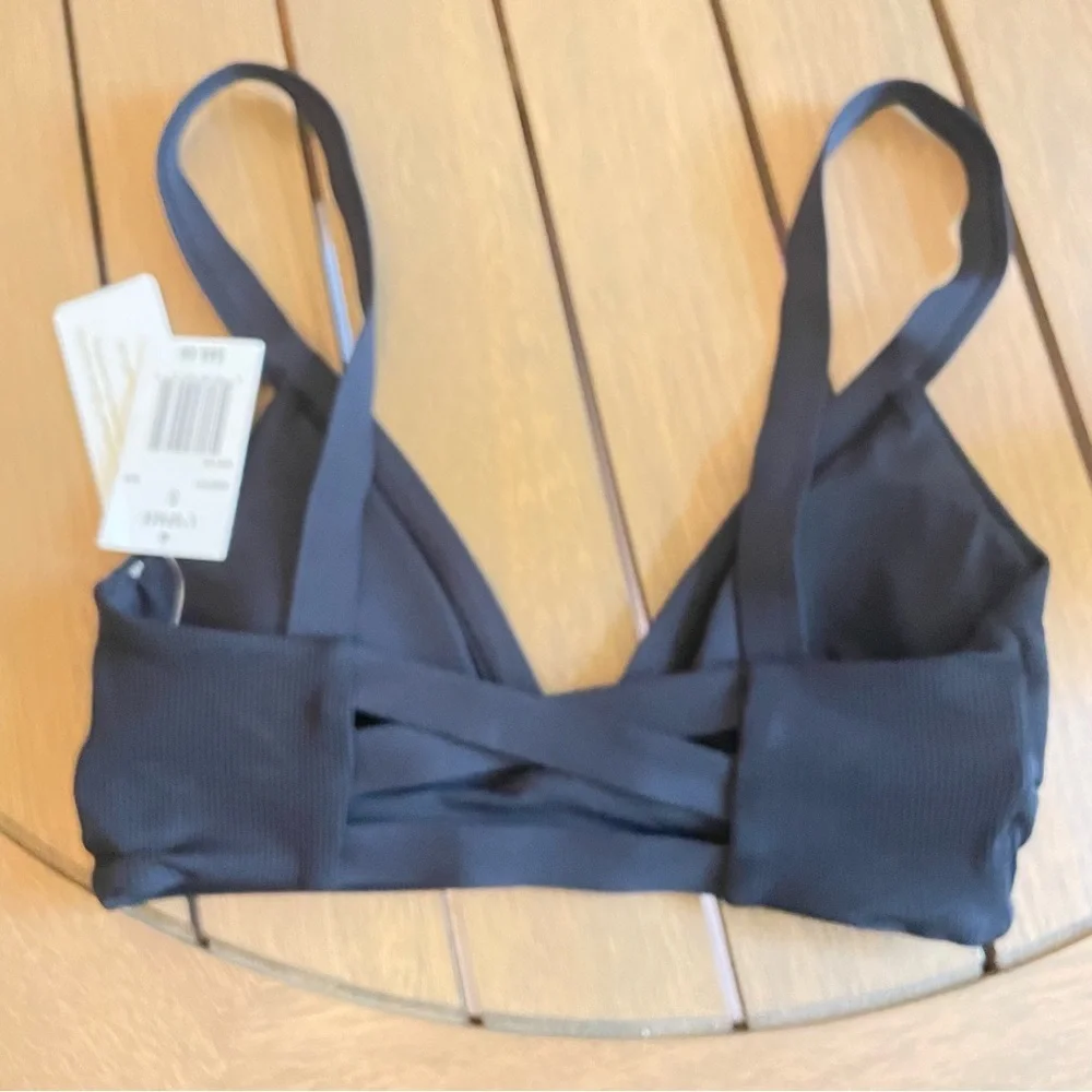 L*Space Black‎ Vera top size s ribbed NWT in black